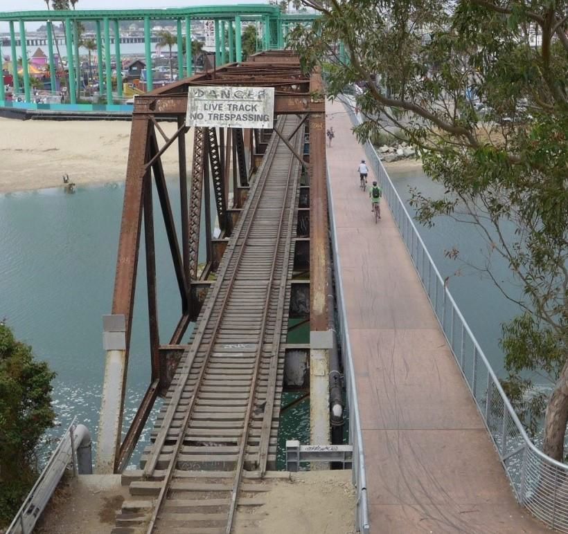 Photo of the San Lorenzo River Trestle Photo of the San Lorenzo River Trestle